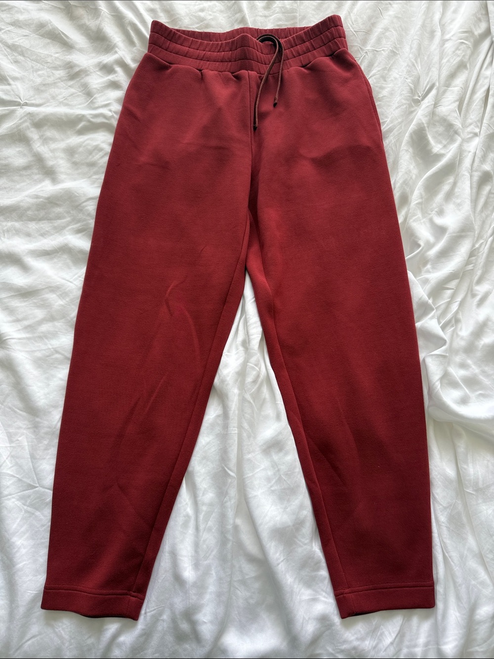 Varley Jogger Slim Pant 25 Small Womens Doublesoft Maroon Russett Brown